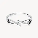 Pierścionek zaręczynowy in love białe złoto diament - obrazek 2